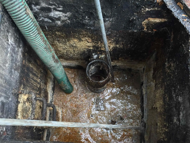 五台山隔油池清理